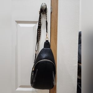Vegan Leather Crossbody Bag